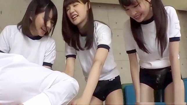 Japanese Idol Anal Gangbang with Strap-On Thrills