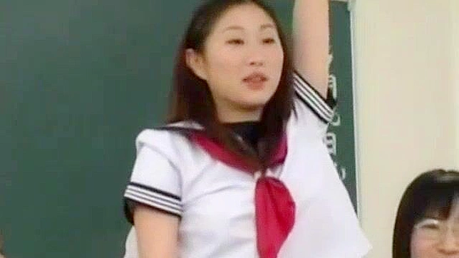 Hot Japanese Teacher Leads Steamy Classroom Orgies Online
