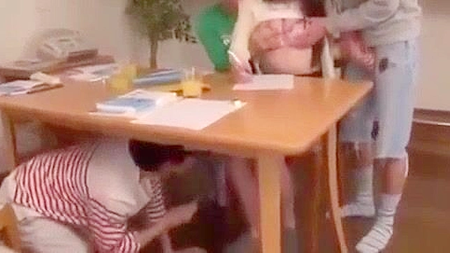 Asian Teacher Gives Risque Oral Before Naughty Class Act
