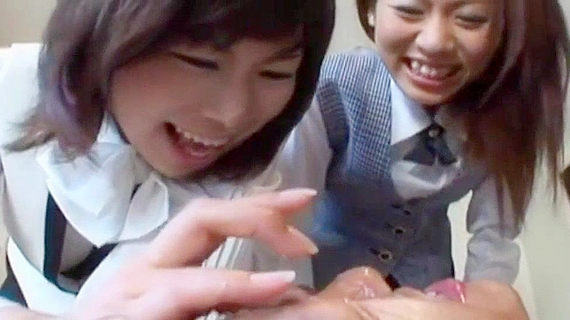 Japanese Schoolgirl 18+ Saliva Slurp Under Teacher's Control