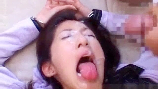 Rei Shina Teaches Teens 18+  Her Blowjob & Bukkake Skills