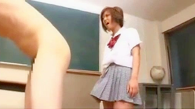 Naughty Japanese Student Tempts Her Teacher into Passionate Sex