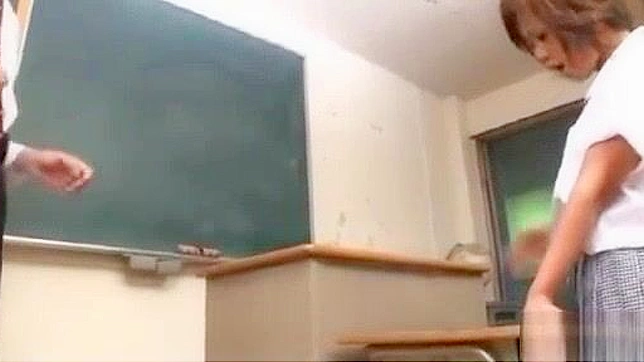 Naughty Japanese Student Tempts Her Teacher into Passionate Sex