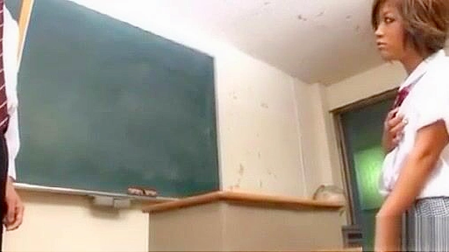 Naughty Japanese Student Tempts Her Teacher into Passionate Sex