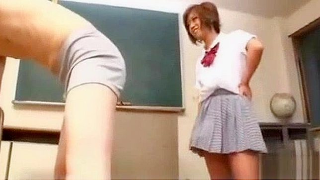 Naughty Japanese Student Tempts Her Teacher into Passionate Sex