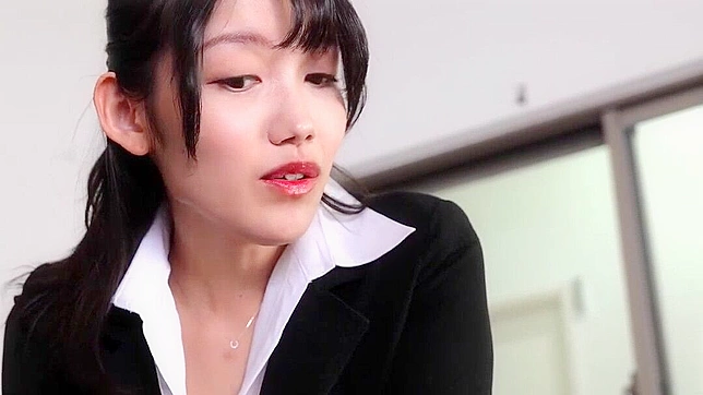 Hot Japanese Teacher’s Sexual Threesome Ends With A Creampie