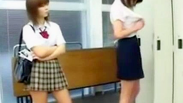 Japan Lesbians Give Steamy Classroom Sex Show