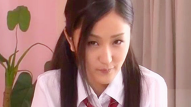 Passionate Japanese Teacher Gives Teens 18+  Her First Hairless Cocksucking Class