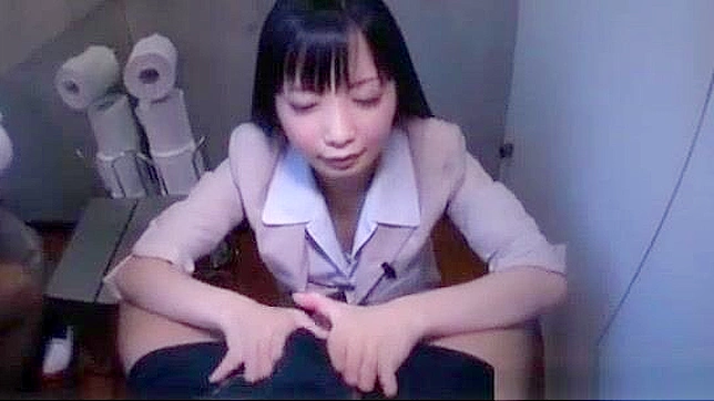 Hot Japanese MILF Teacher Gives Handjob & Faceshot Orgasm
