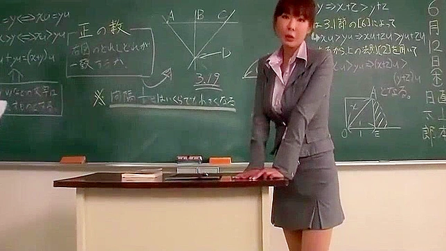 Sultry Japanese Teacher Gets Her Mouth And Tits Fucked Hardly