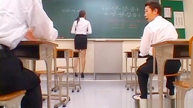 Seductive Hairy Asian Teacher Junna’s Steamy Classroom Fantasies