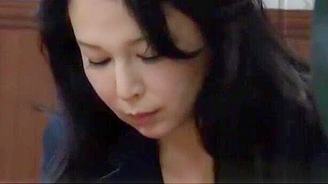Seductive Mature Japanese Woman Gets Public Handjob Thrill