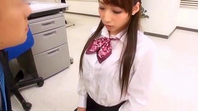 Sexy Japanese MILF Teases in Stockings with Blowjobs & Doggy