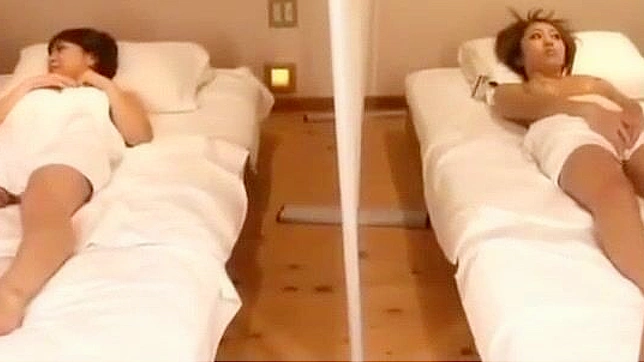 Seductive Japanese Officer Gets Massaged & Fucked Hardly