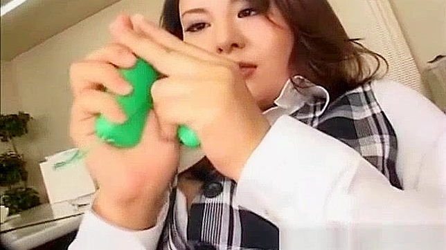 Sizzling Mature Secretary Explores Solo Pleasure at Work