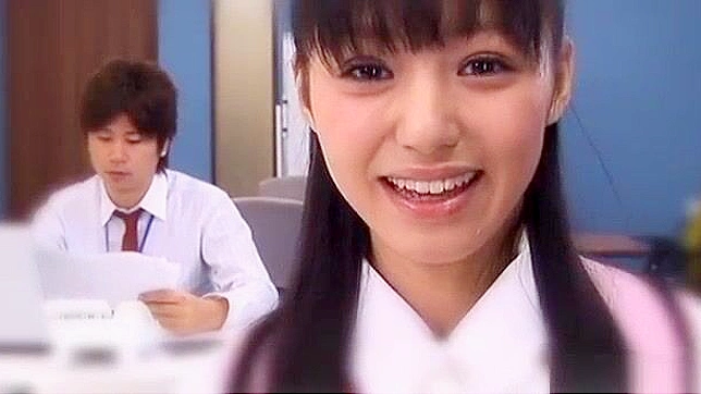 Hungry Japanese MILF Fucks Hard at Her Steamy Office Desk