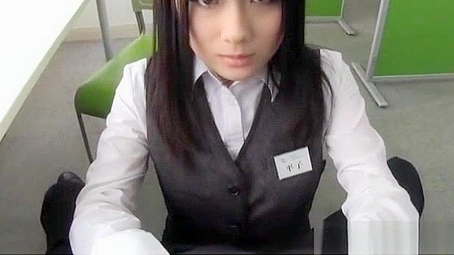 Seductive Japanese Secretary Gives Epic Blowjob Indoors