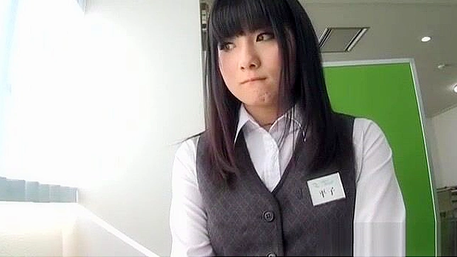 Seductive Japanese Secretary Gives Epic Blowjob Indoors