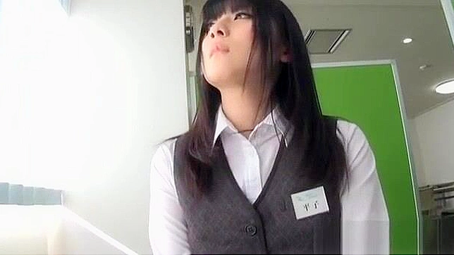 Seductive Japanese Secretary Gives Epic Blowjob Indoors