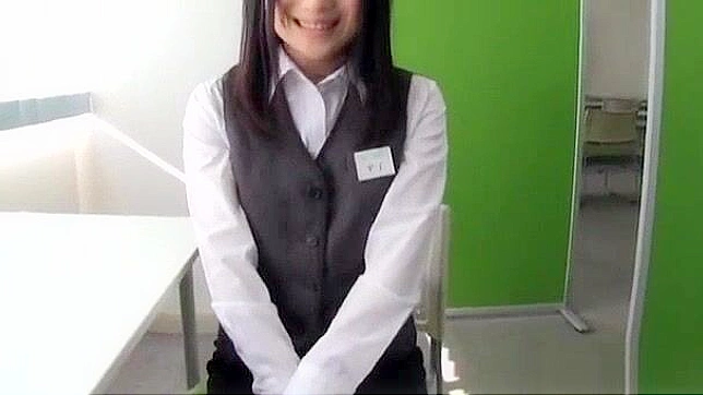 Seductive Japanese Secretary Gives Epic Blowjob Indoors
