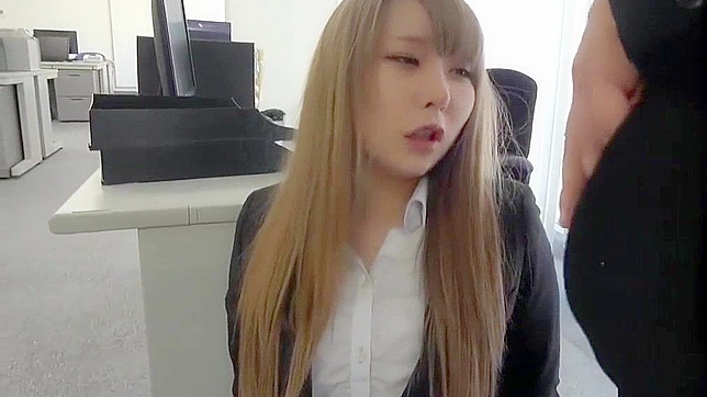 Horny Office Chick With Hairy Pussy Slammed Hard After Blowjob