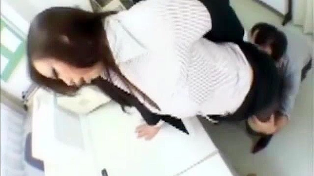 Office Queen Rides Cock Hard Until She Cum Inside
