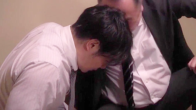 Fetishistic Hairy Brunette Fucks Enemy at Work Passionately