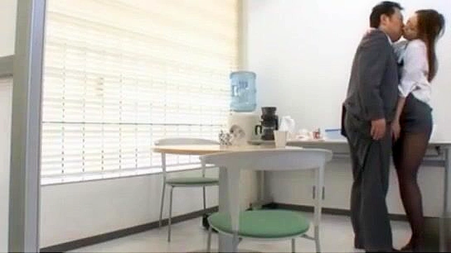 Seductive Japanese MILF Gets Naughty in Office with Oral & More