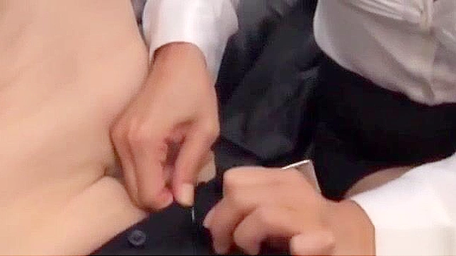 Lustful Japanese Milf Tempts Boss with Hot Blowjob & Tit Fuck