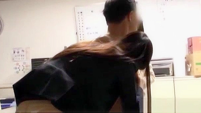Office Lady Goes Wild in Japanese Foursome Orgasm Blast