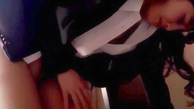 Sultry Japanese Office Babe Takes Big Cockfuck Deeply