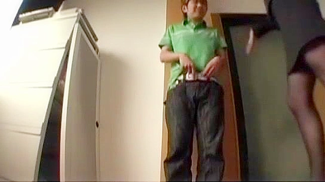 Seductive Japanese Office Lady Gets Off with Toys and Handjobs