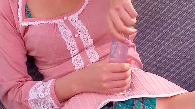 Office Seduction by Japanese MILF's Dildo Blowjob & Tit Play