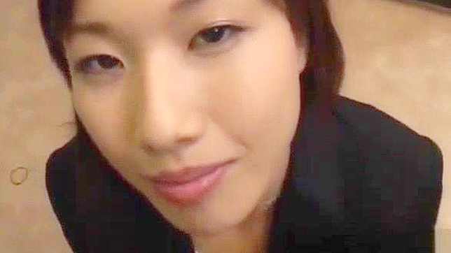 Sultry Japanese Office Chick Fucked Deeply from Rear