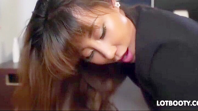 Seductive Japanese MILF Rides Cock Hard In The Office Cubicle