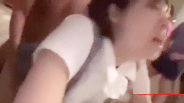 Office Lady Handjobs Multiple Cocks Before Hot Anal Gangbang