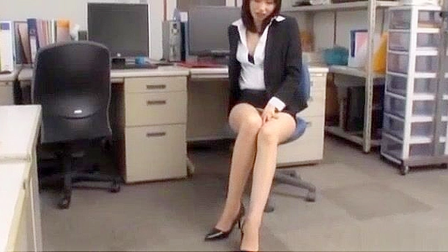 Hot Japanese Office Lady Takes Multiple Cocks Deeply