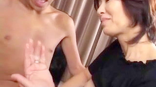 Hungry Asian MILFs Handsome Young Stud for Steamy Action