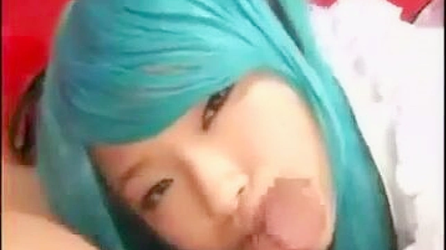 Turquoise-Haired Japanese Schoolgirl 18+ Gets Deeply Fucked