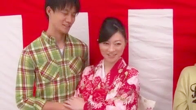 Wild Japanese Orgy Where Chubby Babe Takes Control