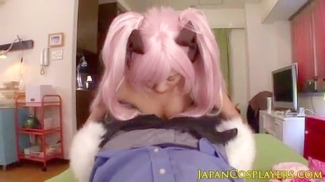 Ultimate Cosplay Babe Fingers Pussy then Gets Hardcore Pounded