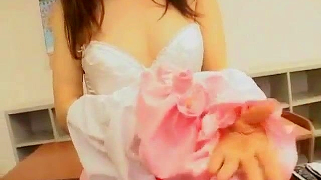 Cute Japanese Babe Gets Fingered Deep, Unleashing Pleasure