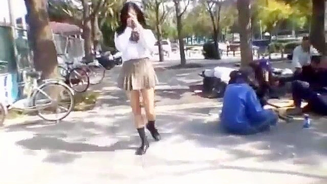 Japanese Exhibi Babe Craves Explicit Public Pleasure Showdown