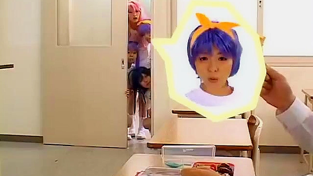 Cute Japanese Cosplayer Group Sex Party Gets Super Hot