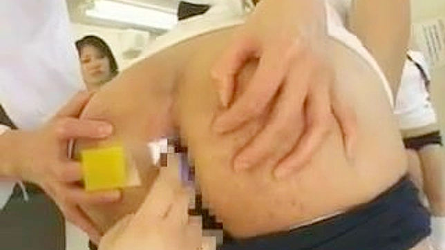 Japanese Teen 18+ Gets Inspected Before Ultimate Pleasure Fest