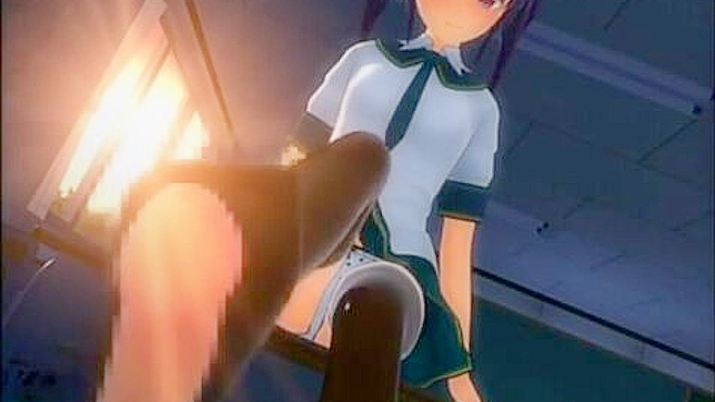 Sultry Anime Beauty Gets Hard Cock Cum & Squirt Orgasm