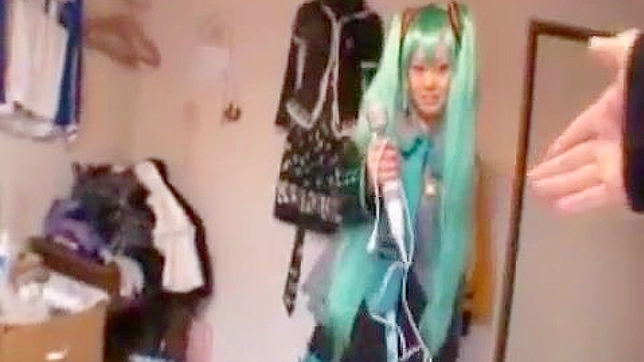 Cosplay Cutie With Long Hair Uses Toy For Jaw-Dropping Blowjob & Sex