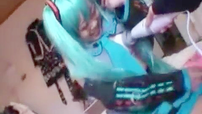 Cosplay Cutie With Long Hair Uses Toy For Jaw-Dropping Blowjob & Sex