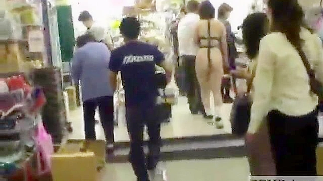 Naked Japanese Girl 18+ Parades Publicly for Your Pure XXX Delight
