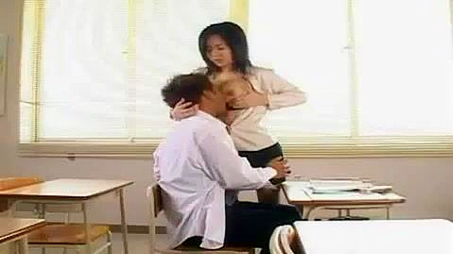 Japanese Teacher Craves Deep Penetration from Racy Student